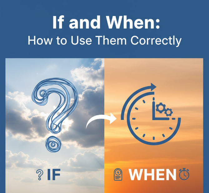 If and When: How to Use Them Correctly